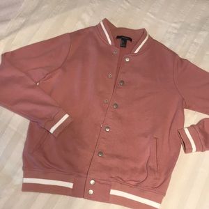 Ladies Forever 21 Salmon Sweatjacket